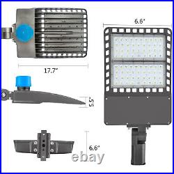 300W LED Shoebox Area Light Dusk To Dawn Commercial Outdoor Parking Lot Lights