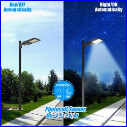 300W LED Shoebox Parking Lot Light Commercial Outdoor Area Street Pole Lighting