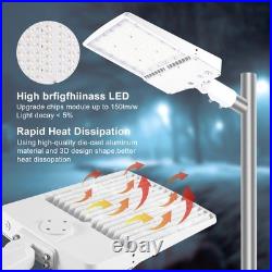 300W LED Shoebox Parking Lot light Fixture 5000K Replace 800W MH Area Road light