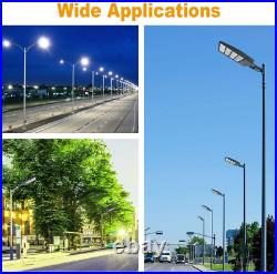 300W LED Shoebox Parking Lot light Fixture with Dusk to Dawn Photocell 5000K DLC