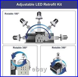 300W LED Shoebox Retrofit Pole Light 277-480V Parking Lot Commercial Fixture E39