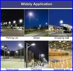 300W LED Shoebox Retrofit Pole Light 277-480V Parking Lot Commercial Fixture E39