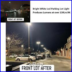 300W Led Street Light Dusk To Dawn Outdooor Pole Mount Led Parking Lot Light