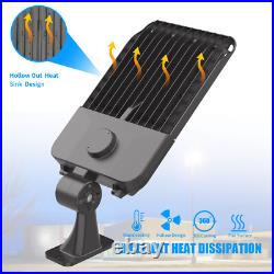 300W Parking Lot Lights 3 Pack Led Shoebox Light Commercial Street Area Lighting