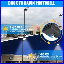 300W Parking Lot Lights 3 Pack Led Shoebox Light Commercial Street Area Lighting