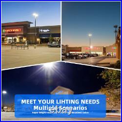 300W Parking Lot Lights 3 Pack Led Shoebox Light Commercial Street Area Lighting