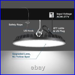 300W UFO LED High Bay Light Commercial Warehouse Light UFO Highbay Lamp 8Pack