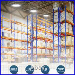 300W UFO LED High Bay Light Commercial Warehouse Light UFO Highbay Lamp 8Pack