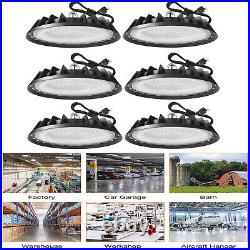 300W UFO LED High Bay Light Industrial Light Fixture for Warehouse Factory 6PCS