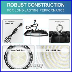 300W UFO LED High Bay Light Industrial Light Fixture for Warehouse Factory 6PCS 300W UFO LED High Bay Light Industrial Light Fixture for Warehouse Factory 6PCS