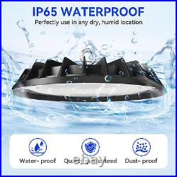 300W UFO LED High Bay Light Industrial Light Fixture for Warehouse Factory 6PCS
