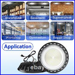 300W UFO LED High Bay Light Industrial Light Fixture for Warehouse Factory 6PCS
