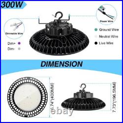 300W UFO LED High Bay Light Industrial Warehouse Commercial Fixture UFO 43500LM