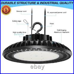 300W UFO LED High Bay Light Industrial Warehouse Commercial Fixture UFO 43500LM