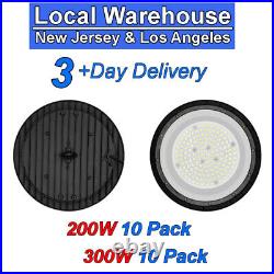 300W UFO Led High Bay Light Factory Gym Warehouse Industrial Garage Light Fxture