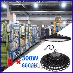 300W UFO Led High Bay Light Warehouse Commercial Factory Shop Gym Garage Lights