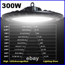 300W UFO Led High Bay Light Warehouse Commercial Factory Shop Gym Garage Lights