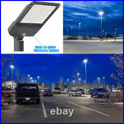 300Watt LED Shoebox Pole Light 39,000 Lumen, for Street Area, Parking Lot Lights
