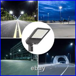 300Watt LED Shoebox Pole Light 39,000 Lumen, for Street Area, Parking Lot Lights