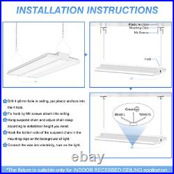 300 Watt LED Linear High Bay Light 45000 Lumens Commercial Ceiling Light Fixture