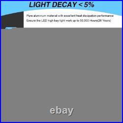 300 Watt UFO Led High Bay Light Commercial Industrial Ceiling Fixtures 43500LM