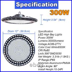 300 Watt UFO Lights 277v Ceiling Led Light Industrial Commercial Warehouse GYM