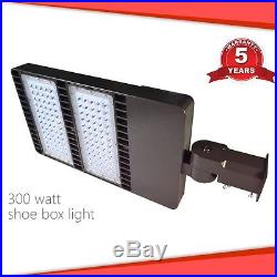 300 watt LED shoebox Light Pole fixture parking lot outdoor area lighting