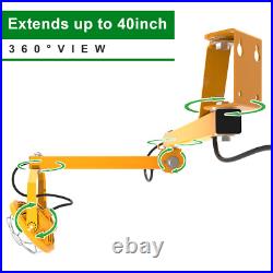 30W LED Dock Lights with Folding Arm 360° Rotatable Lamp Head, IP65, 4200LM UL