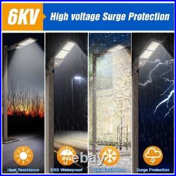 320W 48000LM Outdoor LED Shoebox Parking Lot Light Commercial Street Area Lights