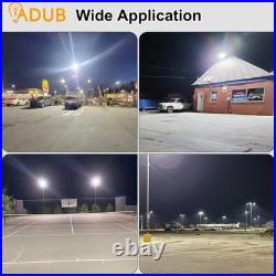 320W LED Parking Lot Light 21000 Lumen, Shoebox Area Flood Light with Slip Fitter
