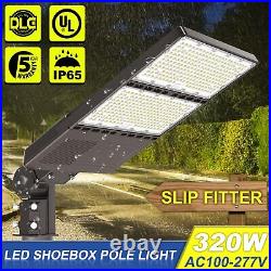 320W LED Parking Lot Light, 44800Lm Commercial Street Light Outdoor Dusk to Dawn