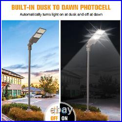 320W LED Parking Lot Light, 44800Lm Commercial Street Light Outdoor Dusk to Dawn