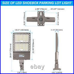 320W LED Parking Lot Light Commercial LED Area Lighting 5000K Street Wall Lights