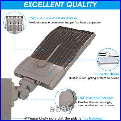 320W LED Parking Lot Light Commercial LED Area Lighting 5000K Street Wall Lights