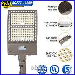 320W LED Parking Lot Light Commercial LED Street Lighting Waterproof AC480V 347V