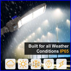 320W LED Parking Lot Light Dusk to Dawn Commercial Shoebox Street Light UL&DLC