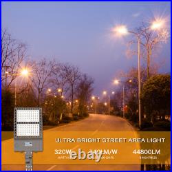 320W LED Parking Lot Light Dusk to Dawn Commercial Shoebox Street Light UL&DLC 320W LED Parking Lot Light Dusk to Dawn Commercial Shoebox Street Light UL&DLC
