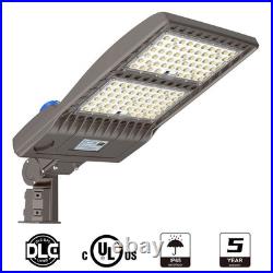 320W LED Parking Lot Light Dusk to Dawn Commercial Shoebox Street Pole Lighting
