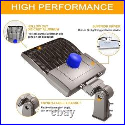 320W LED Parking Lot Light Dusk to Dawn Commercial Shoebox Street Pole Lighting