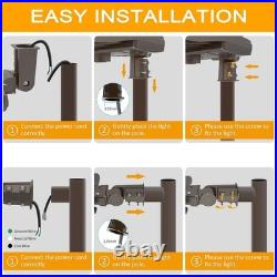 320W LED Parking Lot Light Dusk to Dawn Commercial Shoebox Street Pole Lighting