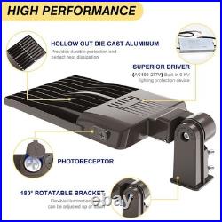320W LED Parking Lot Light Outdoor Commercial Shoebox Street Light Dusk To Dawn