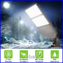 320W LED Parking Lot Light Outdoor Commercial Shoebox Street Lights Dusk To Dawn