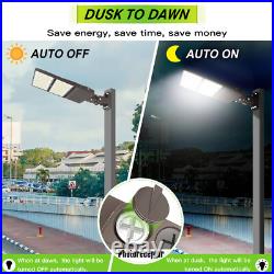 320W LED Parking Lot Light Outdoor Commercial Shoebox Street Lights Dusk To Dawn