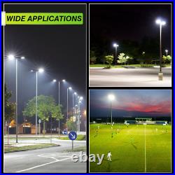 320W LED Parking Lot Light Outdoor Commercial Shoebox Street Lights Dusk To Dawn