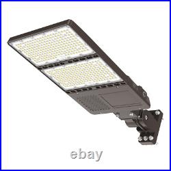 320W LED Parking Lot Light Outdoor Commercial Shoebox Street Lights Dusk To Dawn