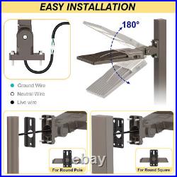 320W LED Parking Lot Light Outdoor Dusk to Dawn Commercial Shoebox Street Light