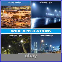 320W LED Parking Lot Light Shoebox Pole Lights Commercial Street & Area Lighting