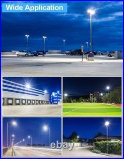 320W LED Parking Lot Light With Photocell 277-480V Street LED Shoebox Pole Light