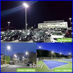 320W LED Parking Lot Light with Photocell Commercial Shoebox Pole Lamp UL Listed