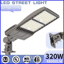 320W LED Parking Lot Pole Light Dusk To Dawn Shoebox Fixture Commercial Lighting 320W LED Parking Lot Pole Light Dusk To Dawn Shoebox Fixture Commercial Lighting
